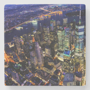 Dessous-de-verre En Pierre New York City, Manhattan, États-Unis paysage urbai