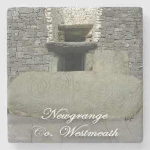 Dessous-de-verre En Pierre Newgrange, Co. Westmeath, Celtic Irish Dessous de 