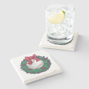 Dessous-de-verre En Pierre Noël de baseball