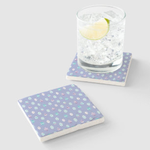 Dessous-de-verre En Pierre OEuf de Pâques/pastel de printemps