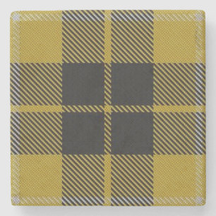 Dessous-de-verre En Pierre Old Scots Tavern Clan Barclay Yellow Tartan