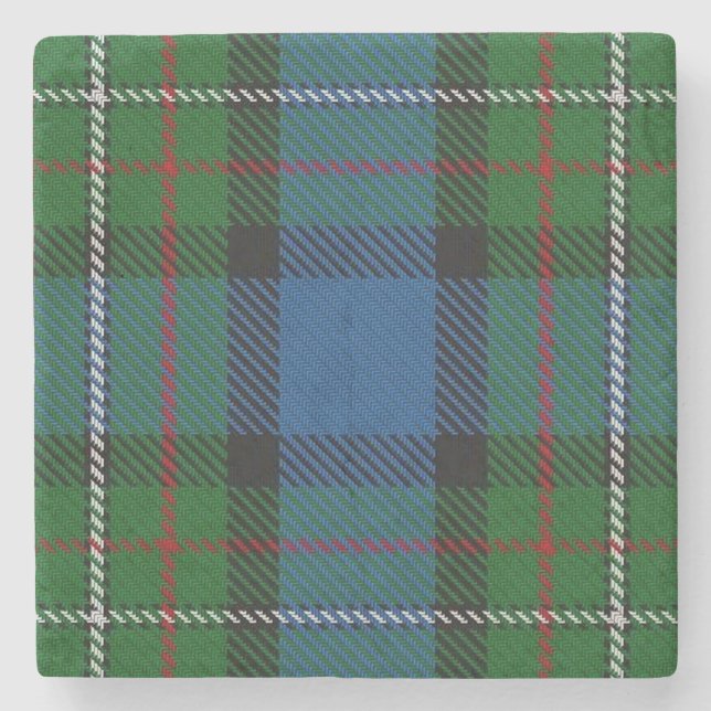 Dessous-de-verre En Pierre Old Scots Tavern Clan Fergusson Ferguson Tartan (Devant)