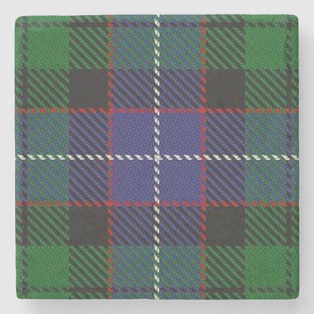 Dessous-de-verre En Pierre Old Scots Tavern Clan Galbraith Tartan (Devant)