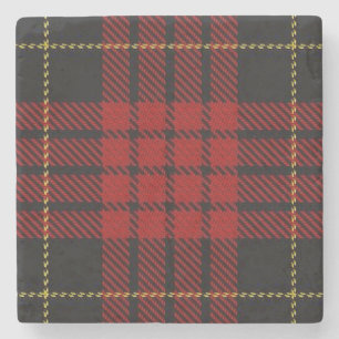 Dessous-de-verre En Pierre Old Scots Tavern Clan MacQueen Tartan