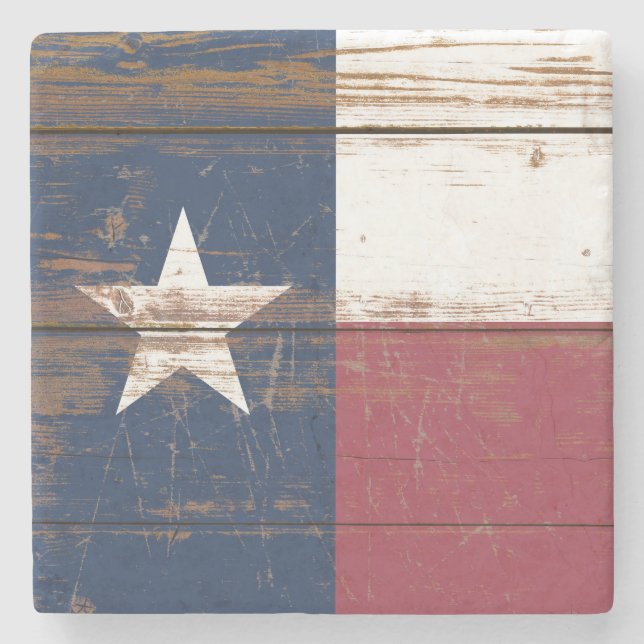 Dessous-de-verre En Pierre Old Wooden Texas (Devant)