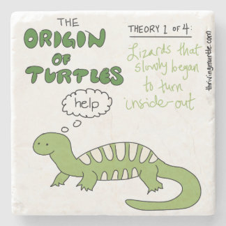 Dessous-de-verre En Pierre Origine de la théorie des tortues 1