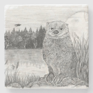 Dessous-de-verre En Pierre Otter