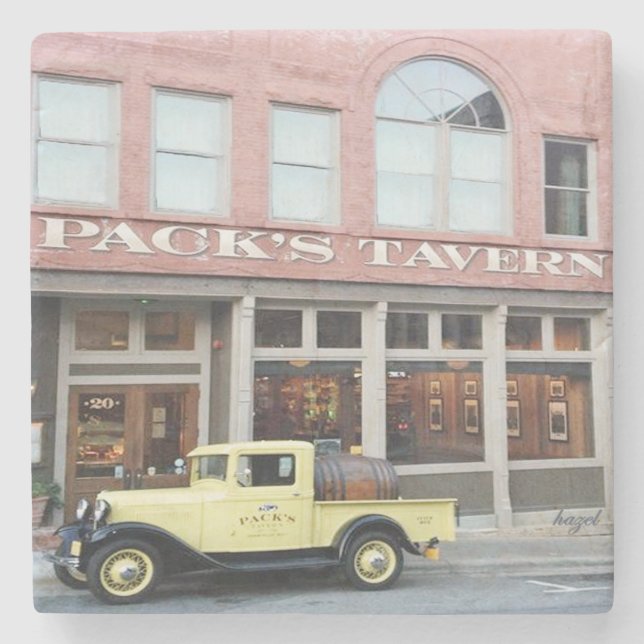 Dessous-de-verre En Pierre Pack's Tavern, Asheville, Pack's Tavern (Devant)