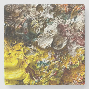 Dessous-de-verre En Pierre Palette de l'artiste #1