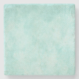 Dessous-de-verre En Pierre Papier bleu clair vert Arrière - plan blanc