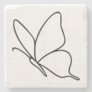 Dessous-de-verre En Pierre Papillon en ligne art –  Illustration d'insecte 