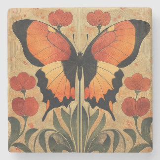 Dessous-de-verre En Pierre Papillon Swallowtail