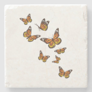 Dessous-de-verre En Pierre Papillons volants - Gardener à papillon Ento