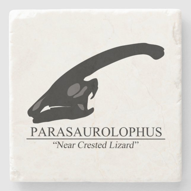 Dessous-de-verre En Pierre Parasaurolophus (Devant)