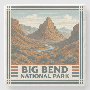 Dessous-de-verre En Pierre Parc national Big Bend