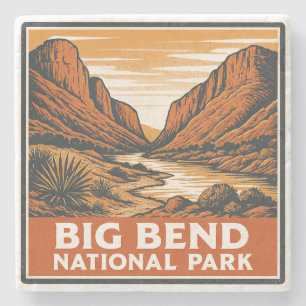 Dessous-de-verre En Pierre Parc national Big Bend