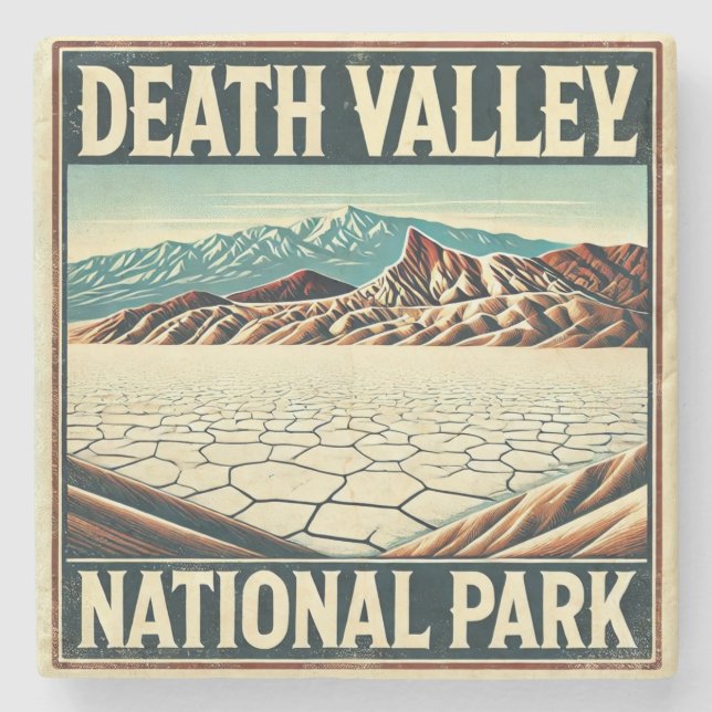 Dessous-de-verre En Pierre Parc national de Death Valley (Devant)