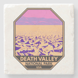 Dessous-de-verre En Pierre Parc national de Death Valley Golf du Devil