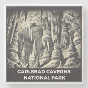 Dessous-de-verre En Pierre Parc national des Cavernes Carlsbad