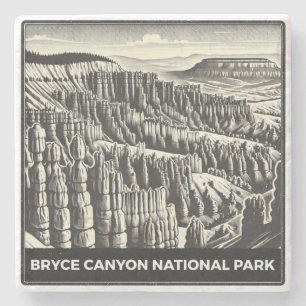 Dessous-de-verre En Pierre Parc national du Bryce Canyon