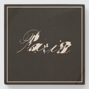 Dessous-de-verre En Pierre Paris