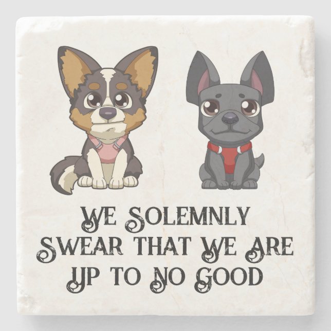 Dessous-de-verre En Pierre Pas De Bon Dessous de verre (Devant)