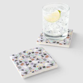 Dessous-de-verre En Pierre Pastel Halloween