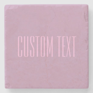 Dessous-de-verre En Pierre Pastel Purple & Pink clair   Texte modifiable mode