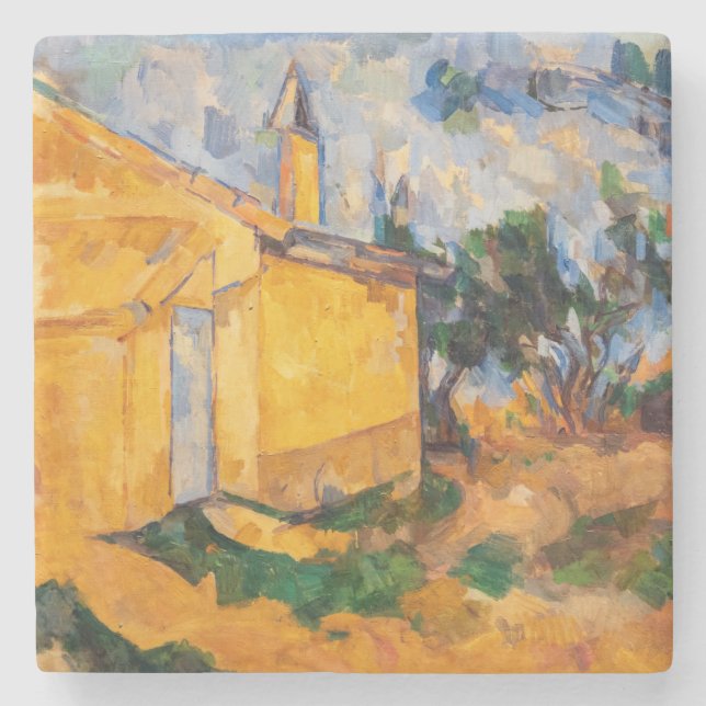 Dessous-de-verre En Pierre Paul Cezanne - Le Cabanon de Jourdan (Devant)