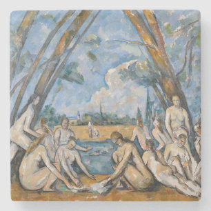 Dessous-de-verre En Pierre Paul Cezanne - Les Grandes Baignoires