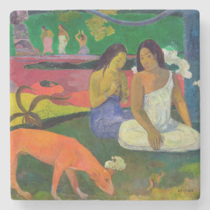 Dessous-de-verre En Pierre Paul Gauguin Arearea (le chien rouge), 1892