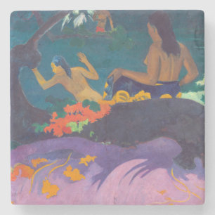 Dessous-de-verre En Pierre Paul Gauguin - Au bord de la mer / Fatata te Miti