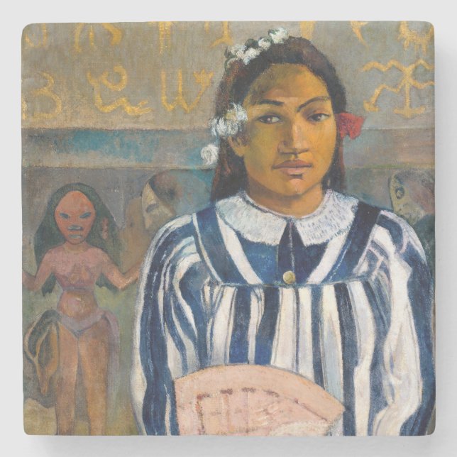 Dessous-de-verre En Pierre Paul Gauguin - Les ancêtres de Tehamana (Devant)