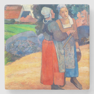 Dessous-de-verre En Pierre Paul Gauguin - Paysannes Bretonnes