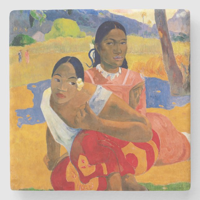 Dessous-de-verre En Pierre Paul Gauguin - Quand Vous Marierez-Vous ? (Devant)
