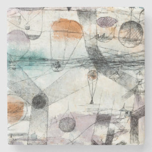 Dessous-de-verre En Pierre Paul Klee Plantes Terre & Royaume de l'Air : Bauha