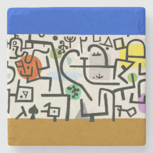 Dessous-de-verre En Pierre Paul Klee Rich Harbor Expressionnisme abstrait