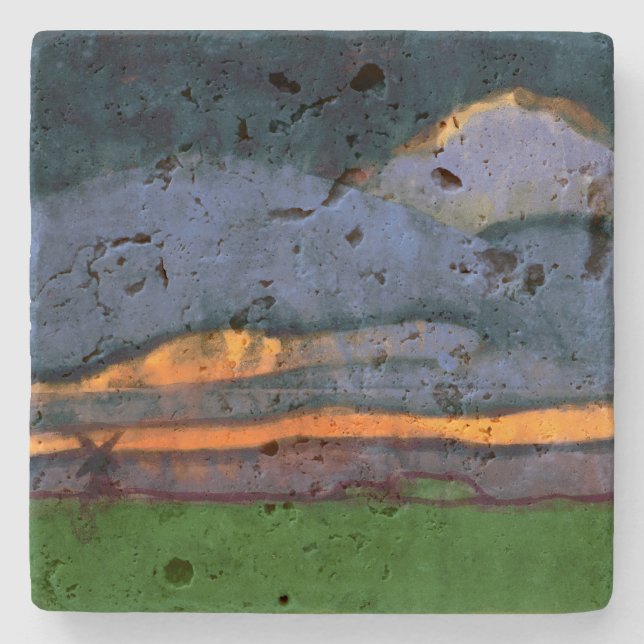 Dessous-de-verre En Pierre Paysage des marais avec moulin | Emil Nolde | (Devant)