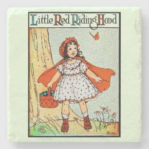 Dessous-de-verre En Pierre Petit Chaperon Rouge Vintage Mignon