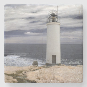 Dessous-de-verre En Pierre Phare Galicie, Espagne de Laxe