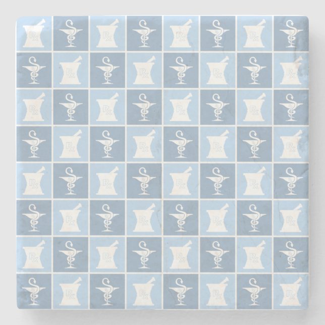 Dessous-de-verre En Pierre Pharmacy Symbol | Pharmacist | Pharmacy Tech (Devant)