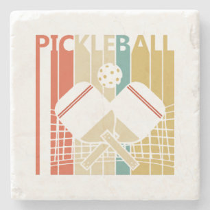 Dessous-de-verre En Pierre Pickleball vintage