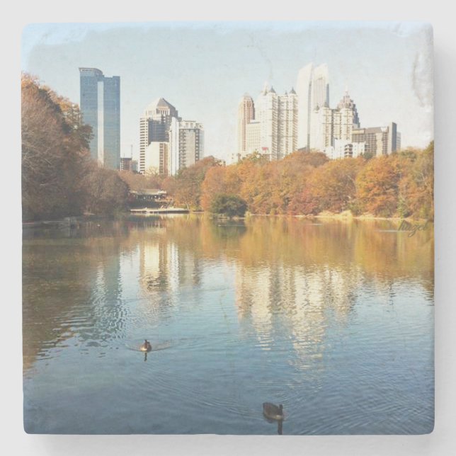 Dessous-de-verre En Pierre Piedmont Park Atlanta, Piedmont Park (Devant)