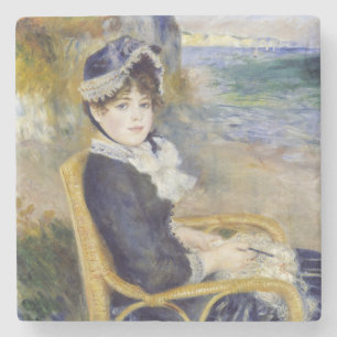 Dessous-de-verre En Pierre Pierre-Auguste Renoir - En bord de mer