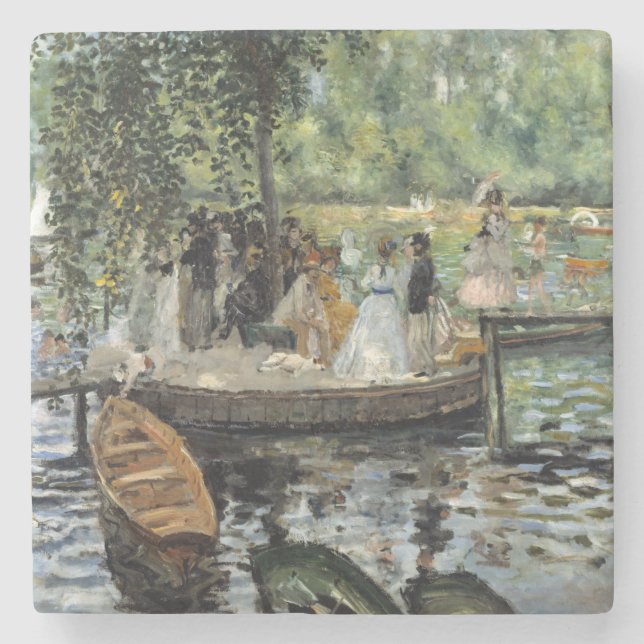 Dessous-de-verre En Pierre Pierre-Auguste Renoir - La Grenouillère (Devant)