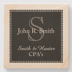 DESSOUS-DE-VERRE EN PIERRE PIERRE CHIC COASTER_PERSONAL/BUSINESS_CPA