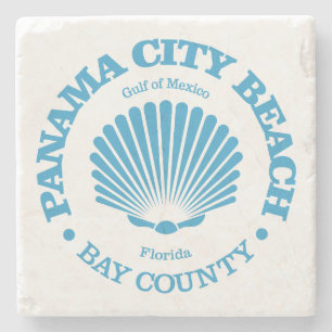 Dessous-de-verre En Pierre Plage de Panama City (coquillage)