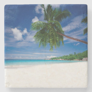 Dessous-de-verre En Pierre Plage tropicale Seychelles