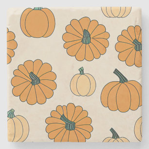 Dessous-de-verre En Pierre Plaid automne à damiers automne Thanksgiving