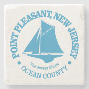 Dessous-de-verre En Pierre Point Pleasant NJ (sloop)